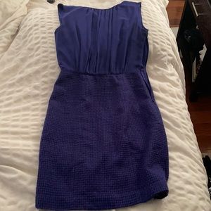 Banana Republic Factory Blue Professional Dress